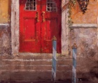 Red Door Reflection