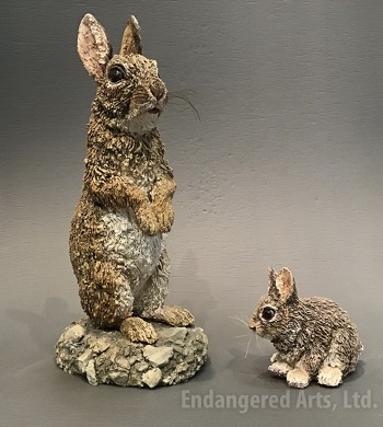 Standing Bunny and Baby